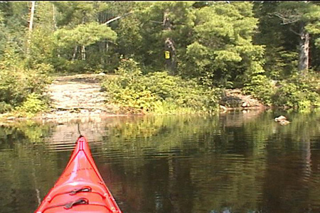 Hmm... There's a portage sign.I wonder if they really mean it?
