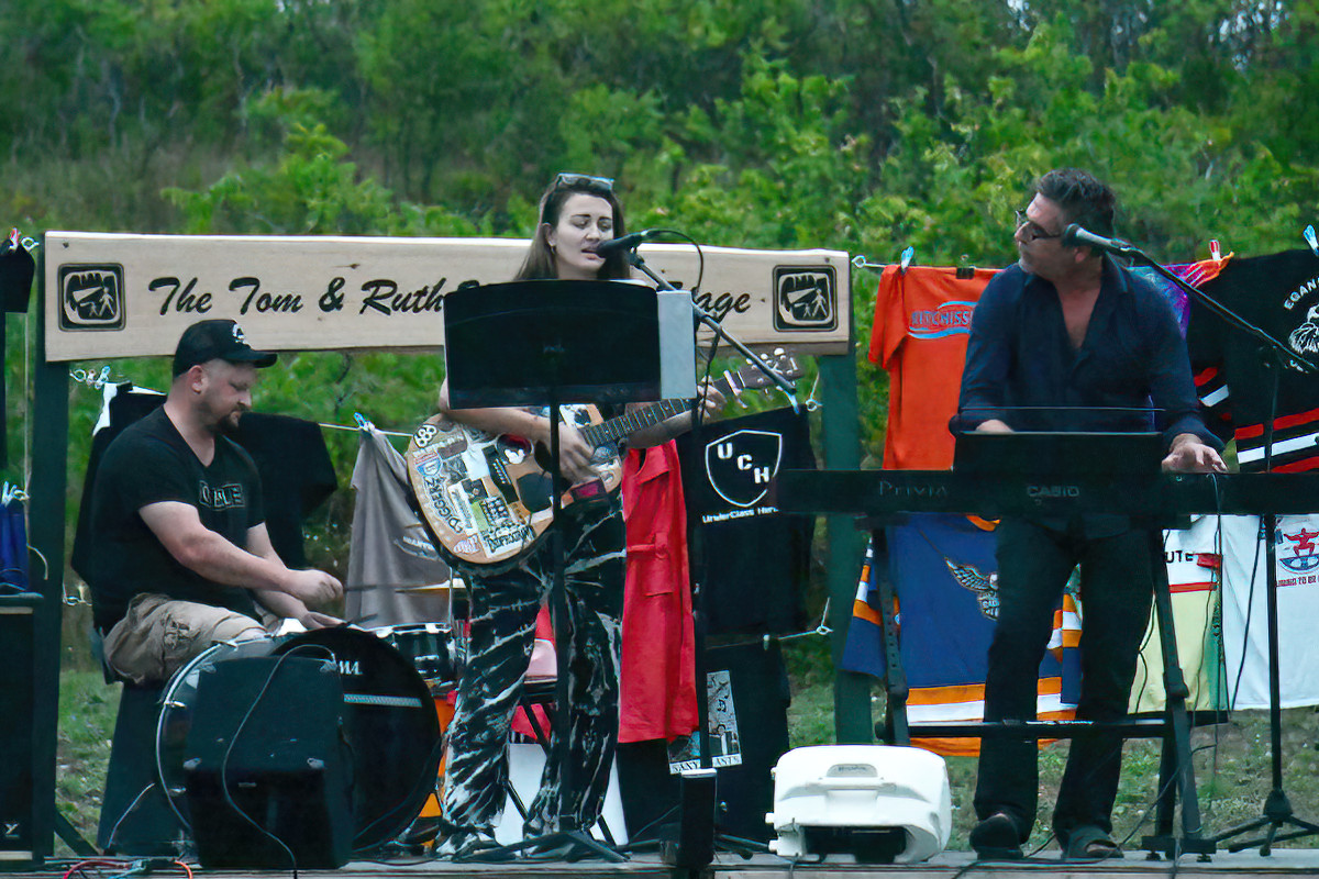 Bee Rock Steady (guitar) Cody Killeen (drums) & Schroeder Nordholt (keyboard)