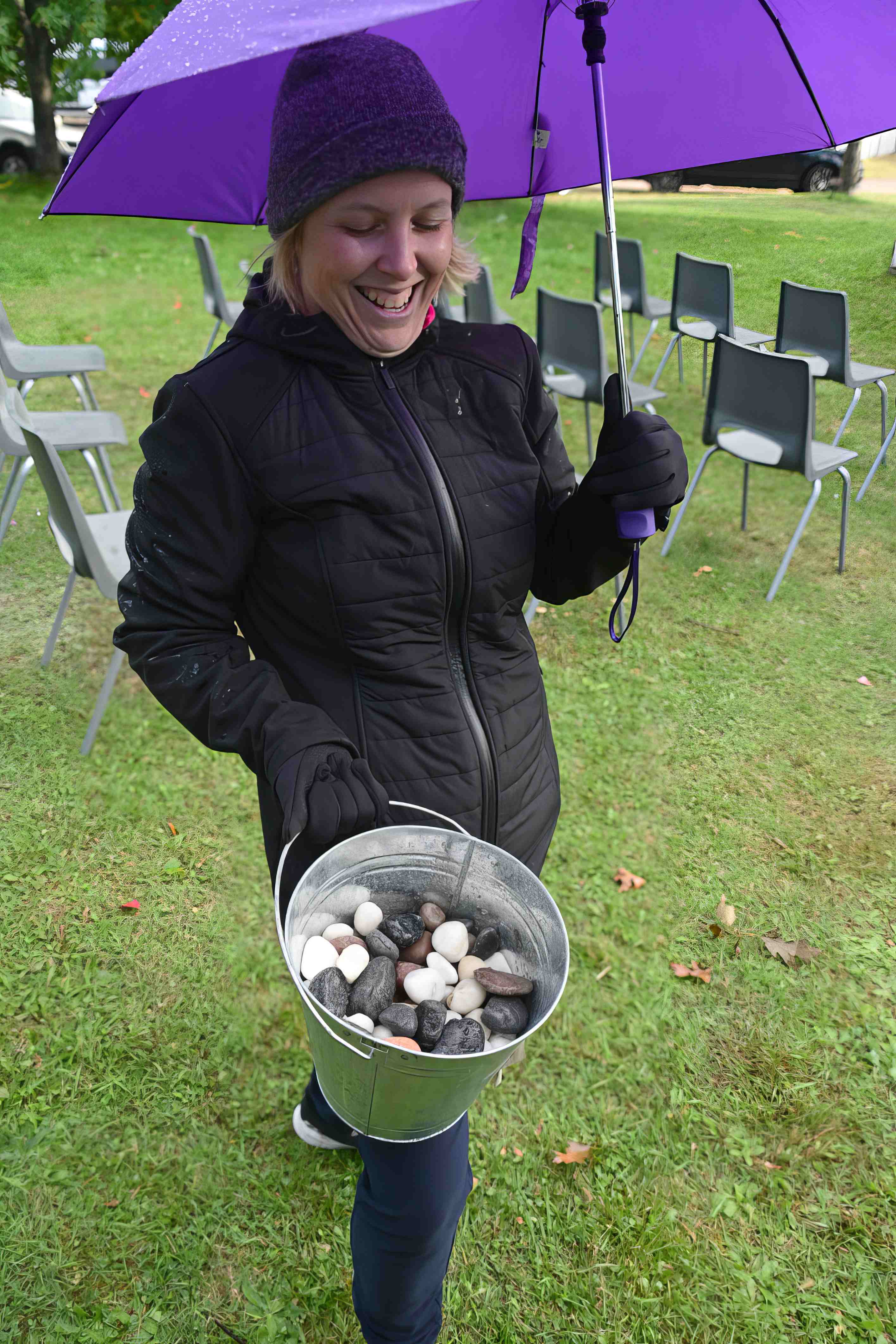 Take home a souvenir rock from the sculpture process!